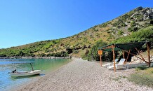 Meeresfischen aus einer abgelegenen Bucht im Süden der Insel Brac.